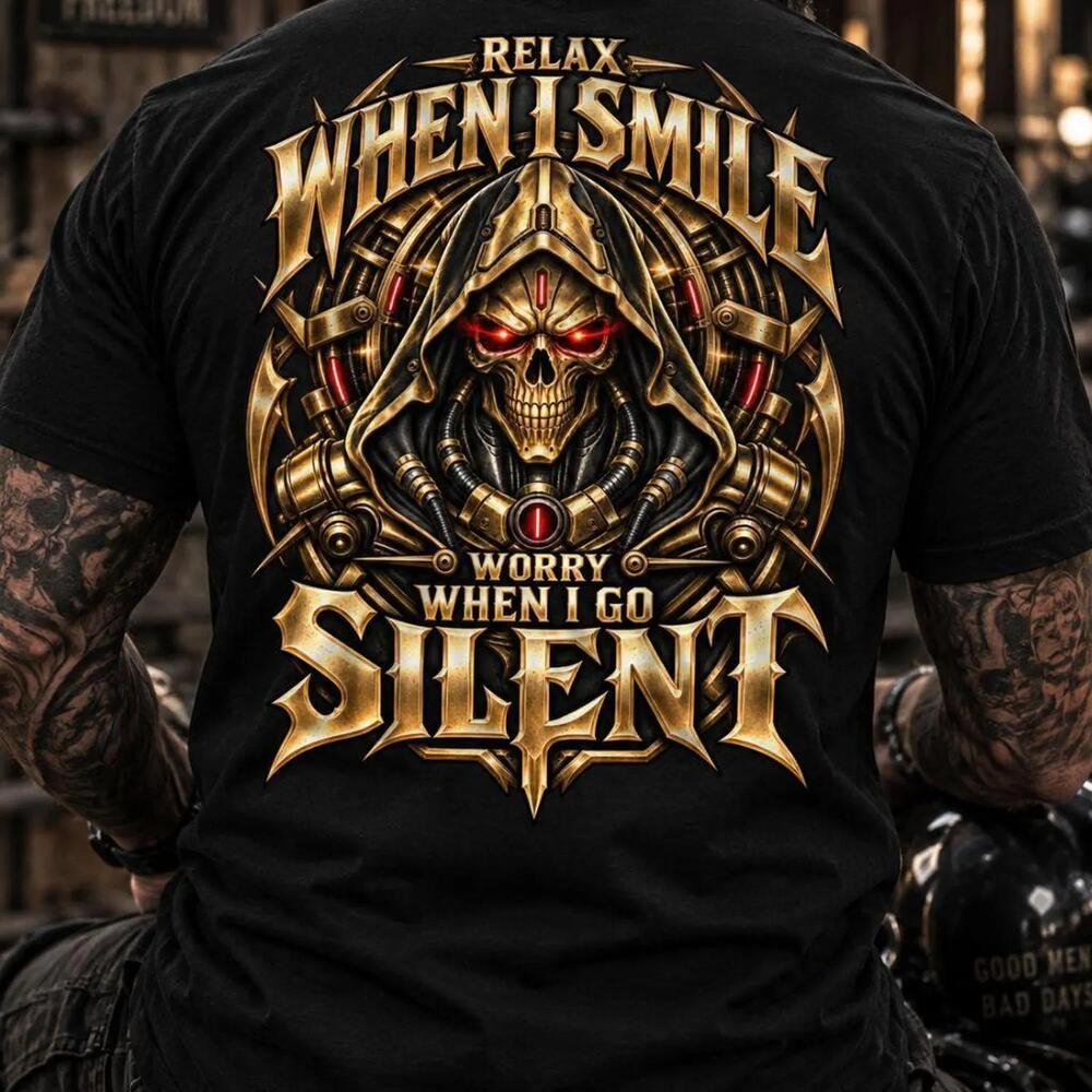 Skull Graphic Tee, Biker Shirt, Gothic Skull T Shirt, Motorcycle Shirt